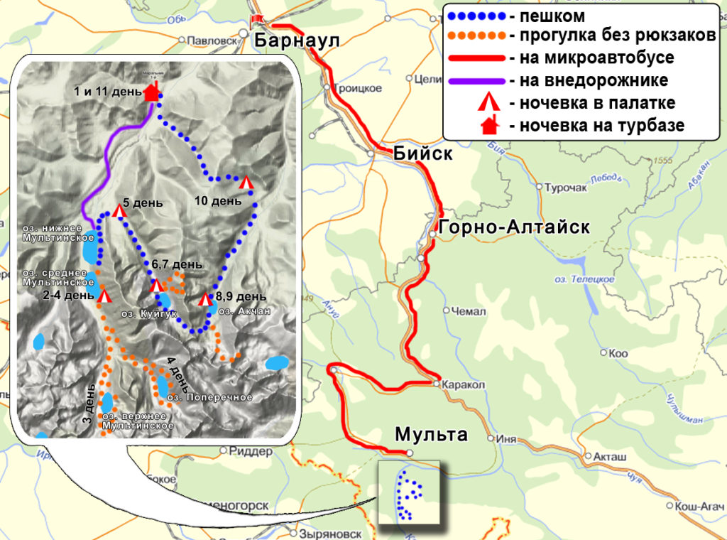 Мульта горный алтай карта