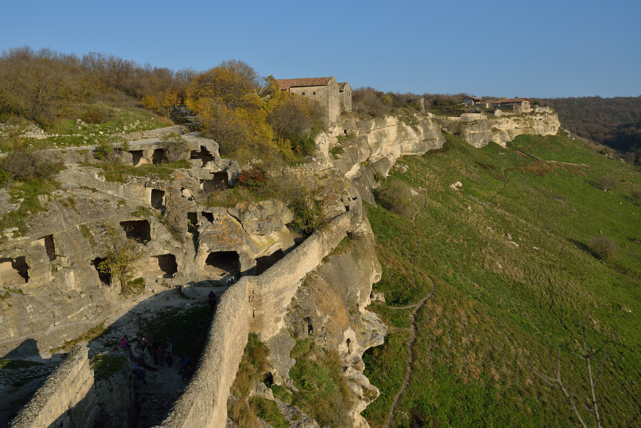 Чуфут кале пещерный город фото