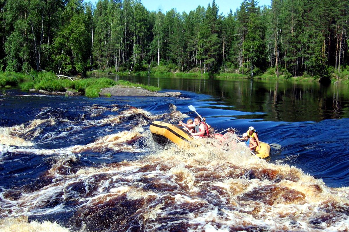 Пороги на реках Карелии